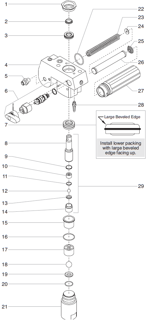 EPX2355 Advantage Fluid Section Assembly